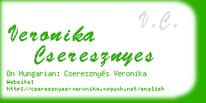 veronika cseresznyes business card